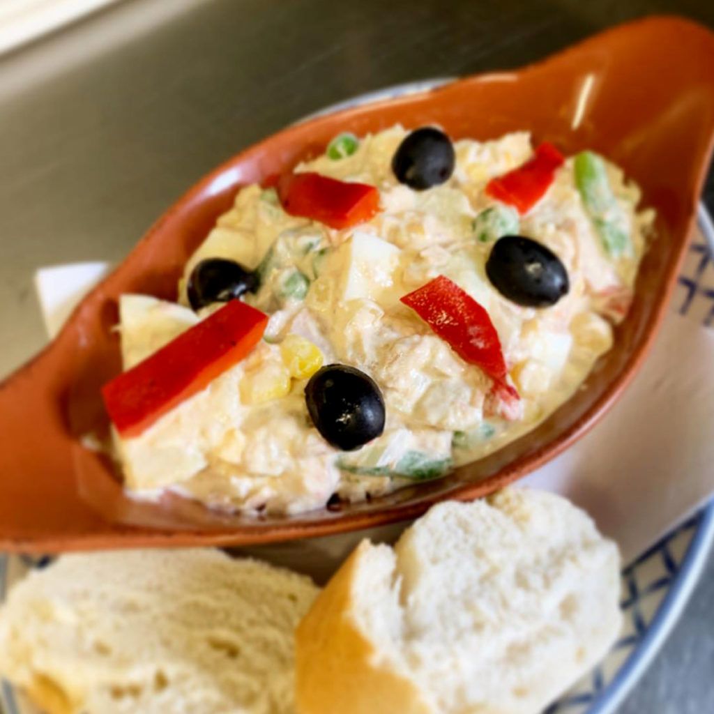 Authentic Spanish Tapas served all day at Esperantos Bistro in Ainsdale. Ensaladilla Rusa